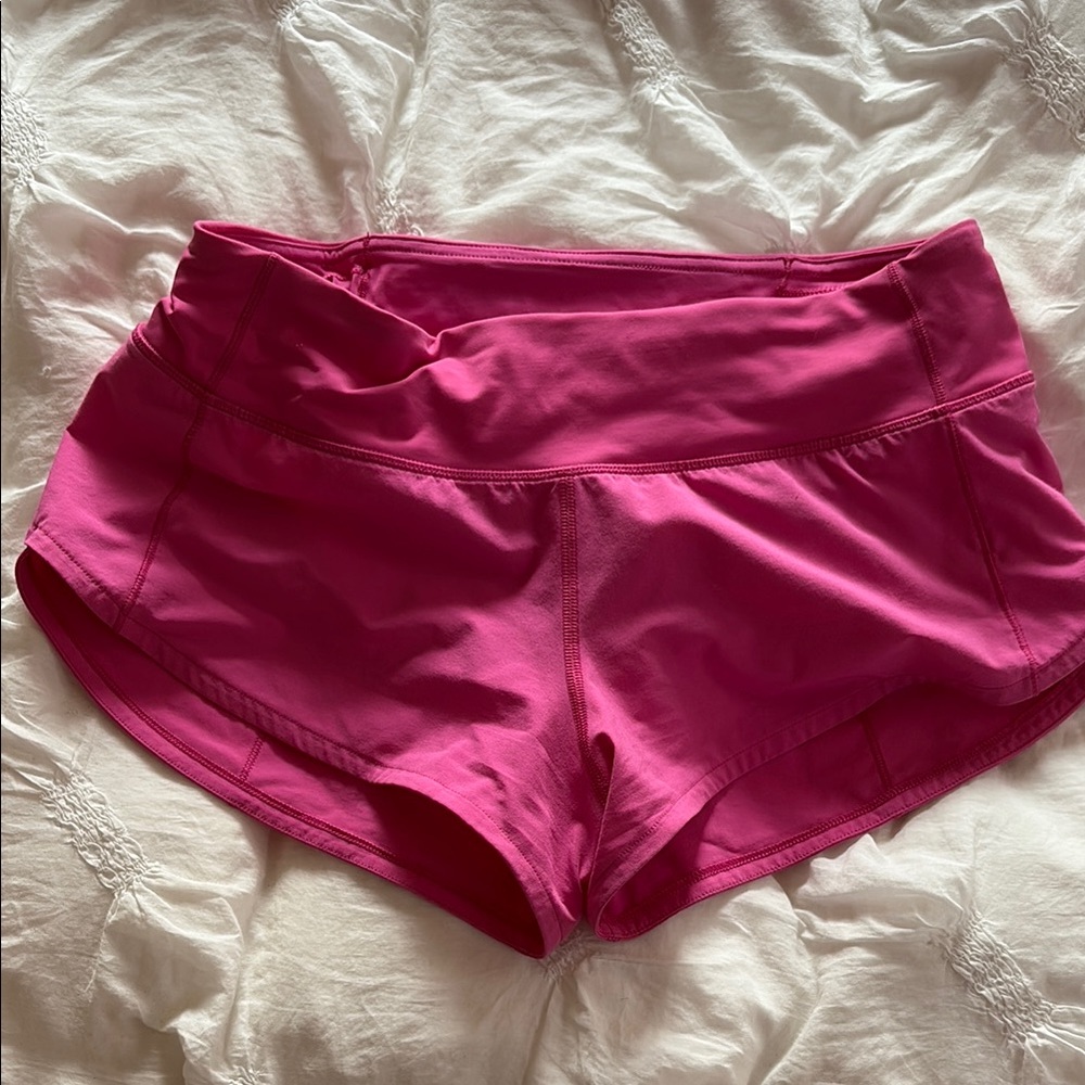 lululemon athletica Fuchsia Athletic Shorts